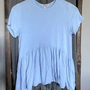 Baby blue top